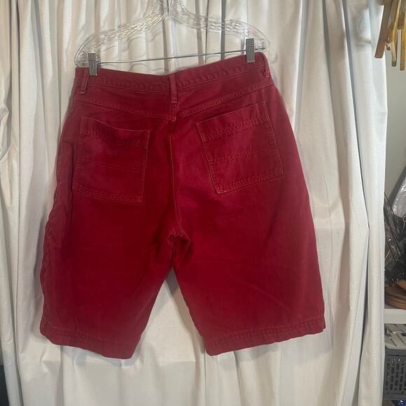 Vintage Cross Colour Red shorts Size 38 **FLAW** - Picture 3 of 11